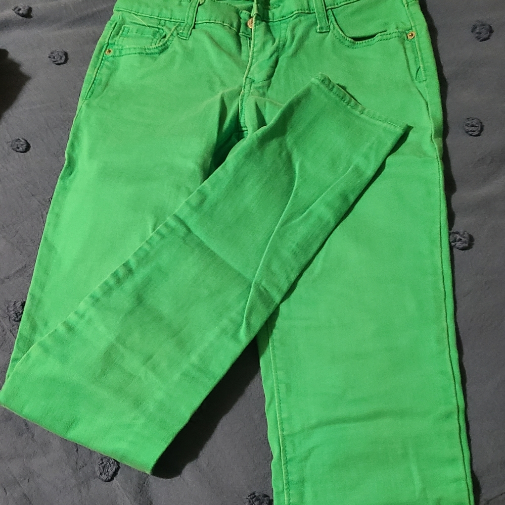 Green skinny Jeans